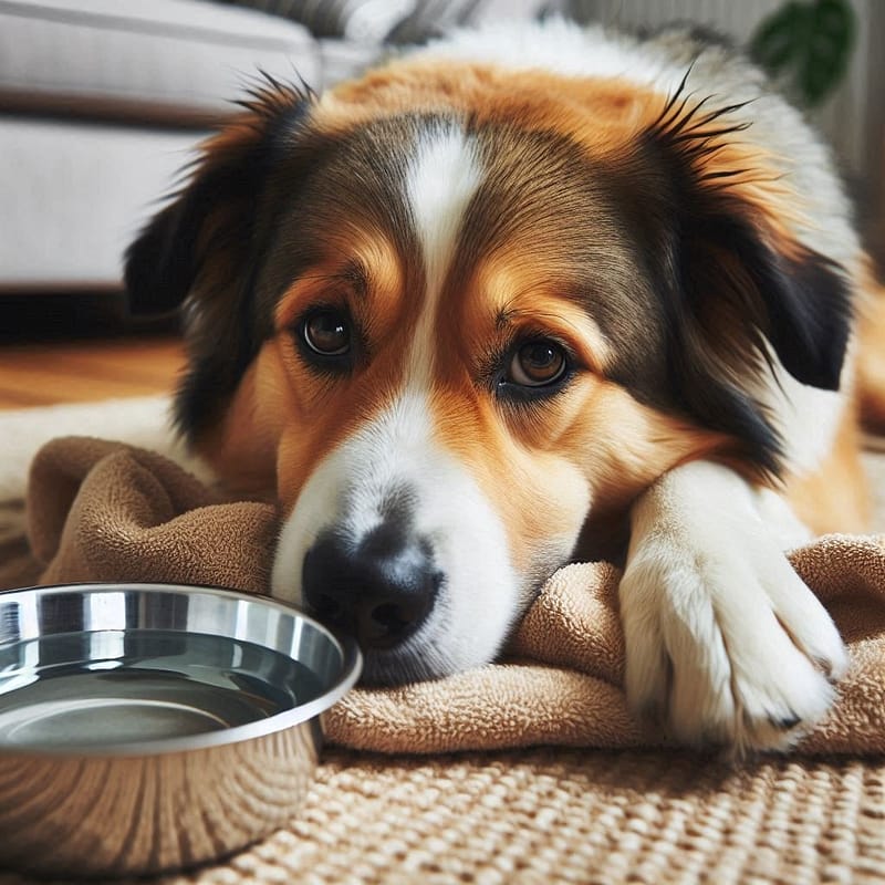 cachorro vomitando espuma branca