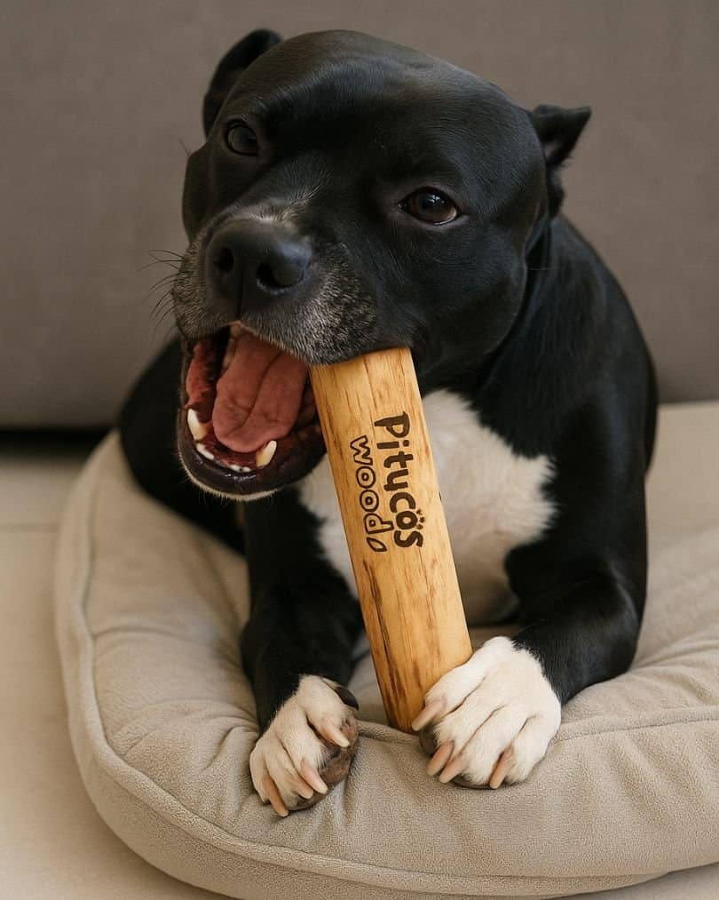 cachorro e mordedor natural